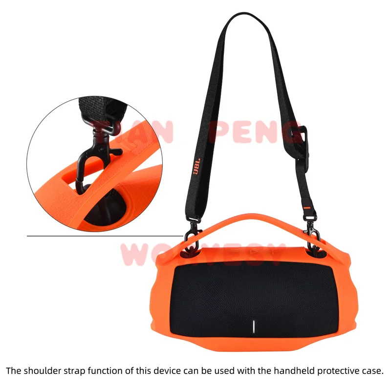 WYORESY premium shockproof silicone cover for JBL XTREME 4 speaker buffers heavy impact and protects bass unit