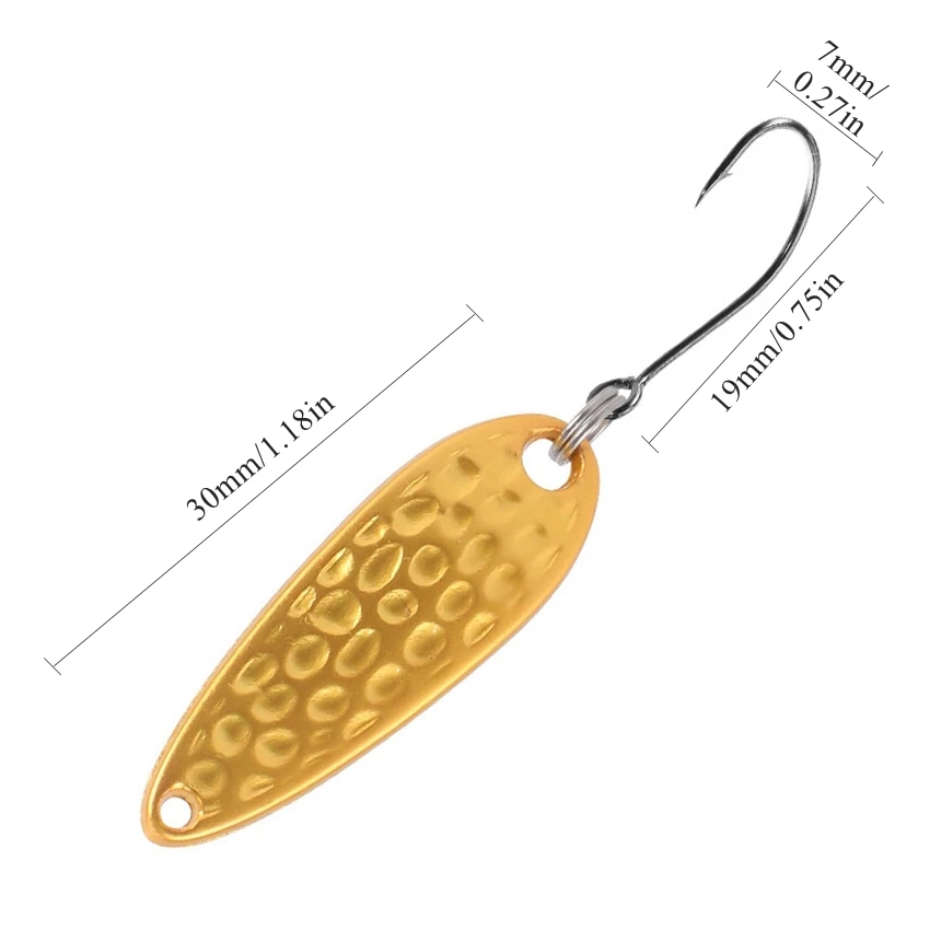 Zinc alloy Material Meteorite Crater Long Distance 3.5g Metal VIB Spoon Fishing Lure for Carp Perch Single Hook Trout Lures