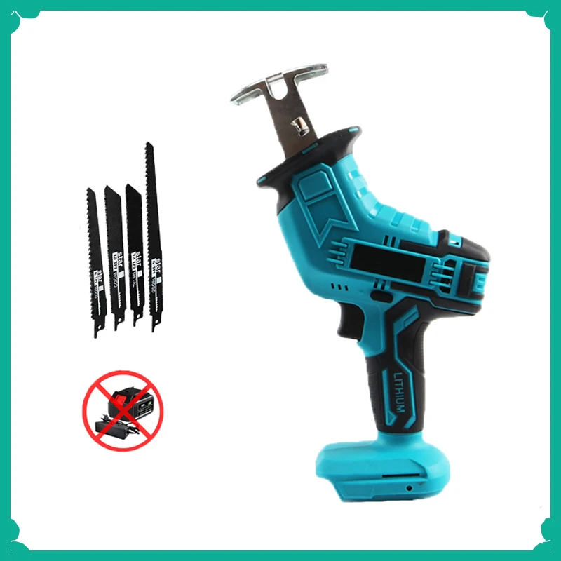 

Электрическая сабельная пила, аккумуляторная сабельная пила с литиевой батареей, пила для резки дерева и металла, портативная пила, электроинструмент для Makita