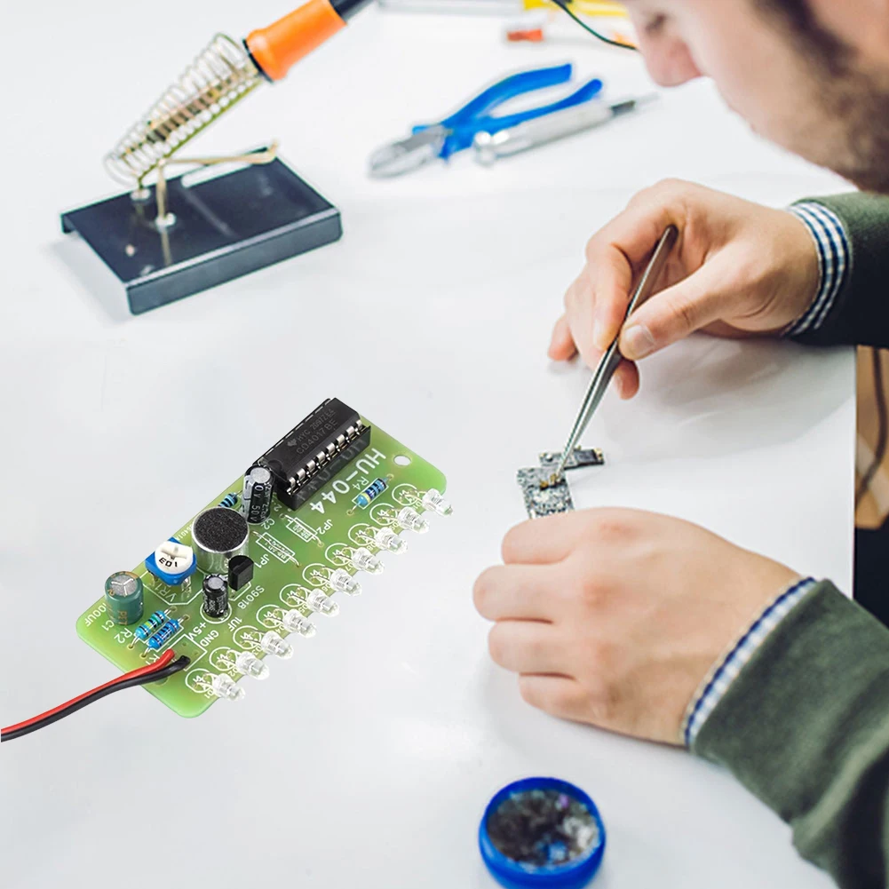 Water Flowing LED Light Suite CD4017 LED Module DIY Kit Fun Electronic Production Teaching Training Module