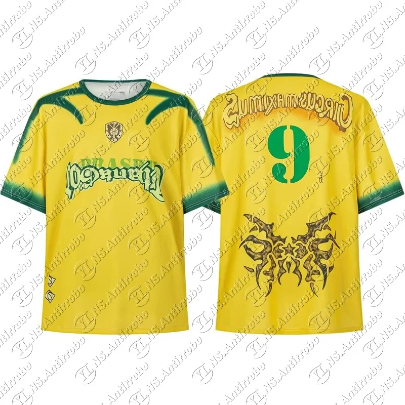 2025-26 نجمة كرة القدم الجديدة ترافيس سكوت نفس قميص الهيب هوب الأمريكي المطبوع ثلاثي الأبعاد للرجال والنساء، تي شيرت سريع الجفاف.