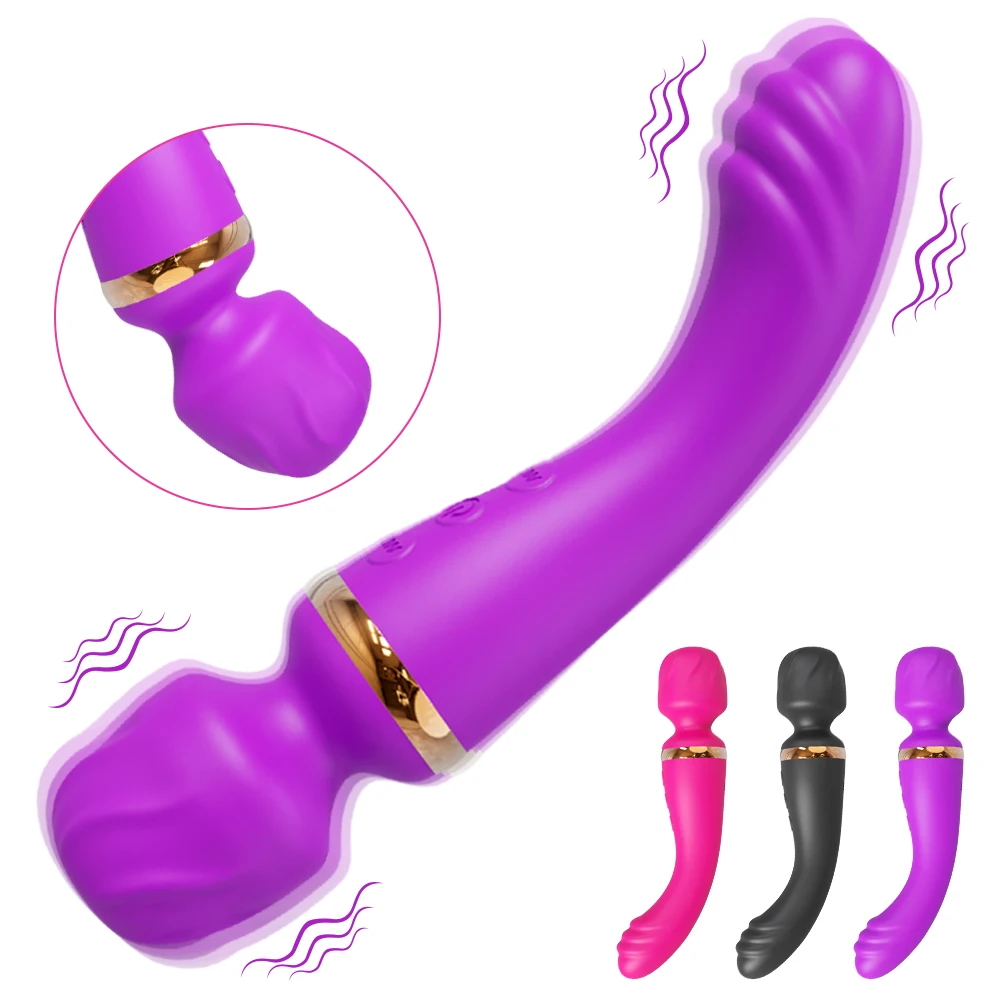 Powerful Vibrating AV Vibrator Sex Toys for Women Magic Wand Clitoris Stimulator G Spot Massager Adult Female Sex Erotic Product