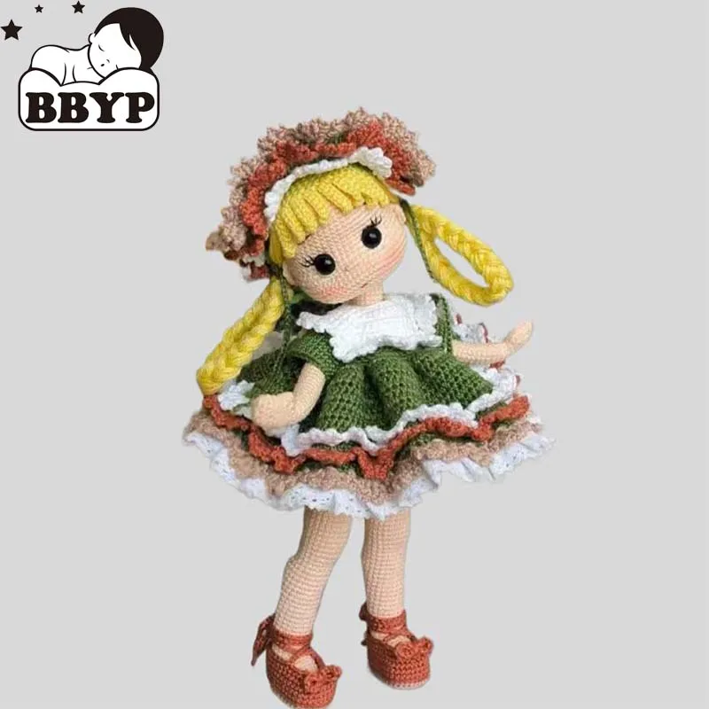 

Handmade Knitting Doll Crochet Baja Girl Crochet Dolls For Home Accessories Pattern Craft Toy Ornaments