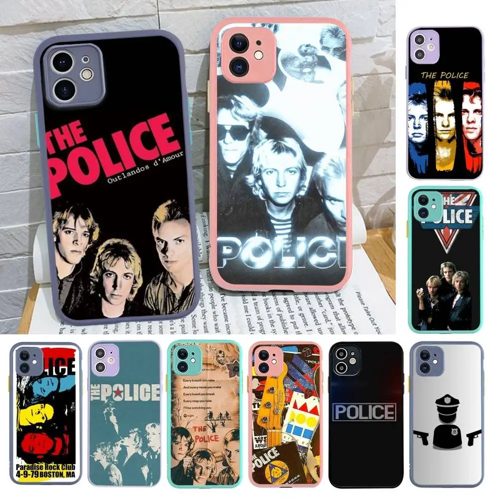 Rock Band The Police Phone Case For IPhone 16 15 14 13 12 11 Pro Max 7 8 6 6s Plus Matte Cover
