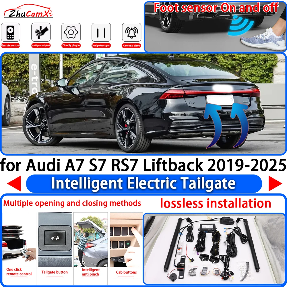 for Audi A7 S7 RS7 Liftback 2019-2025 OEM Power Liftgate Trunk Electric Suction Tailgate Intelligent Tail Gate Lift Strut System