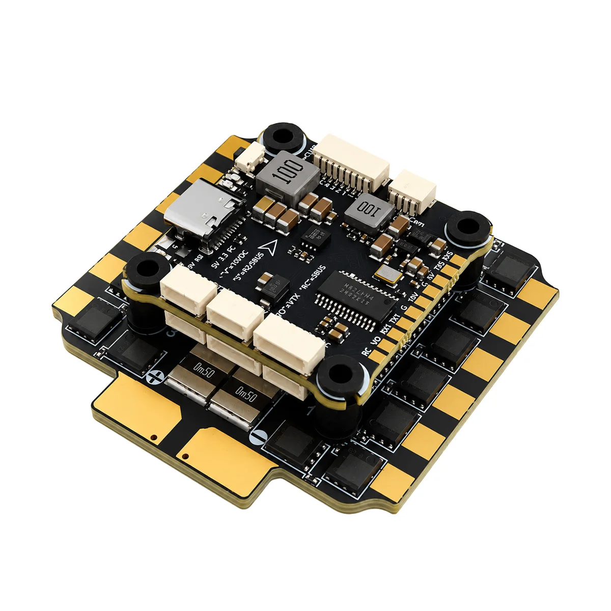 F405 Flight Controller 80A 4-in-1 ESC Stack STM32F405 ICM42688-P 16MB Blackbox 30.5x30.5mm for FPV Racing Drone