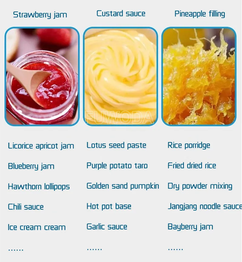 Stir-fry Machine Automatic Small Mixer Pot Boil jam Sauce Chili Sauce 220V Commercial Stuffing Machine