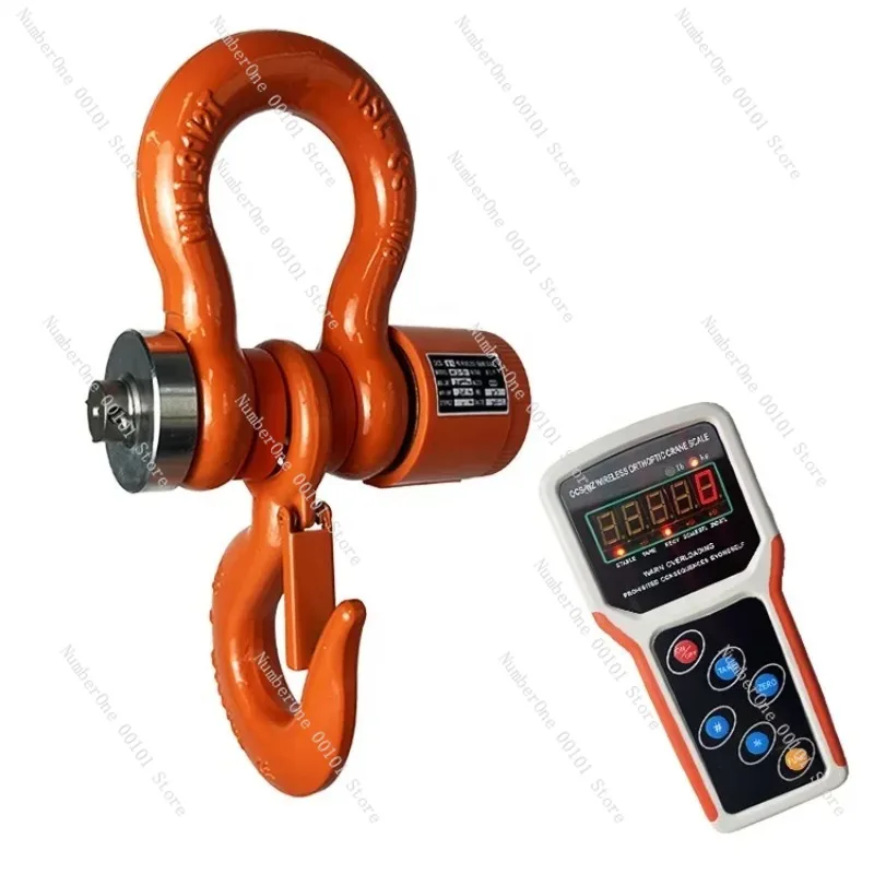 Wireless Industrial Crane Scale 3000kg 5000kg Capacity Hanging Digital