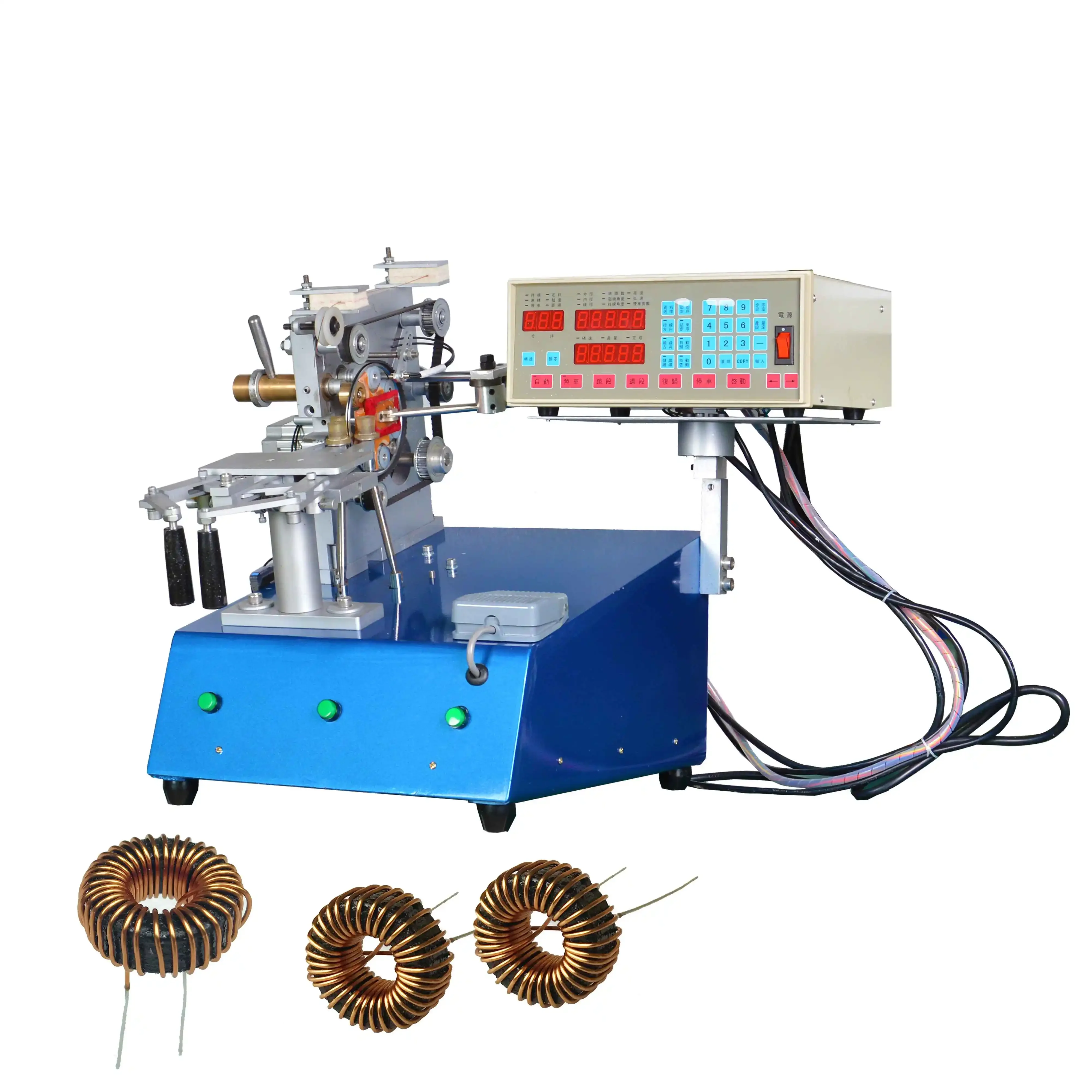 Inductance Toroidal Coil winding machine with 0.3-1.5mm wire diameter