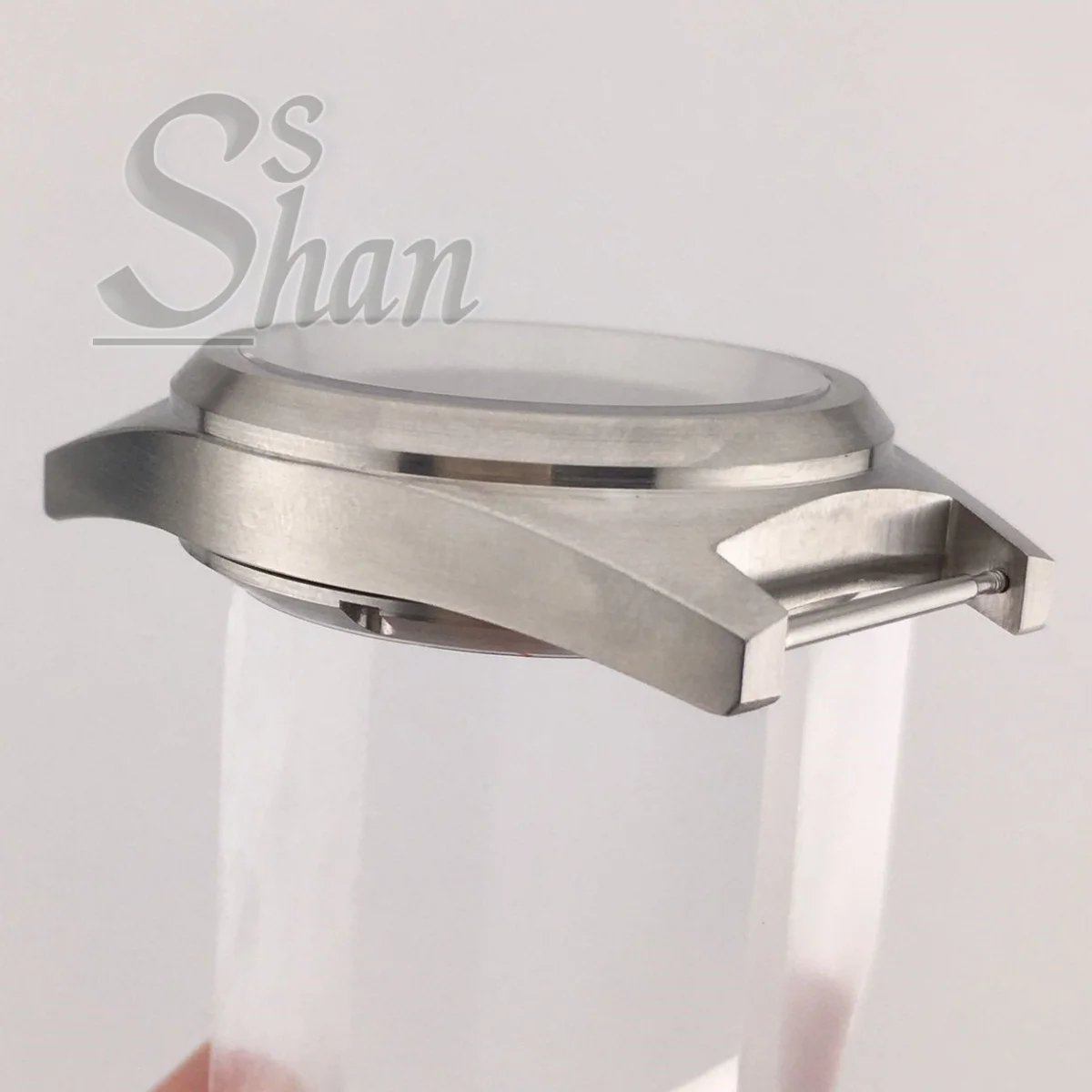 NH35 38 مللي متر الفضة ارتفع الذهب الأسود حالة مسطحة الياقوت الزجاج NH35 NH36 ETA2824 PT5000 Miyota9015 أجزاء الحركة نحى