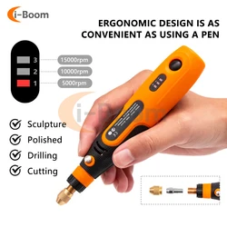 Mini Electric Drill Sanding & Polishing Electric Grinder Micro Chainsaw All-in-One Power Tools USB charging DIY Crafts