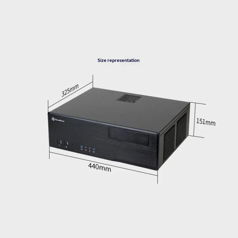 Build Your Home Theater PC! Horizontal MATX Chassis, Optical Drive Ready, Type-A I/O, Low Profile GPU Support