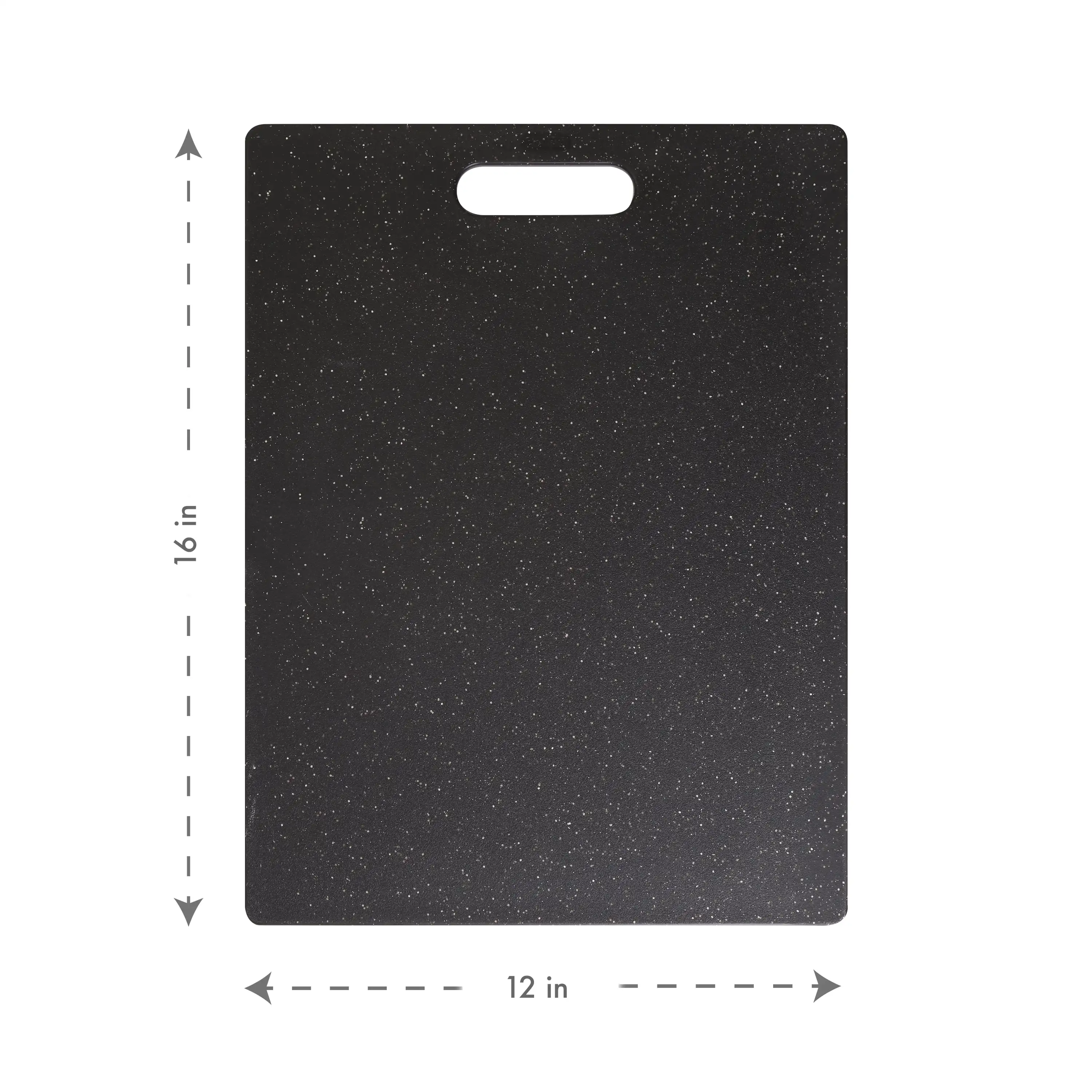 12 x 16 Poly Granite Cutting Board in Midnight Granite Finish, Reversible