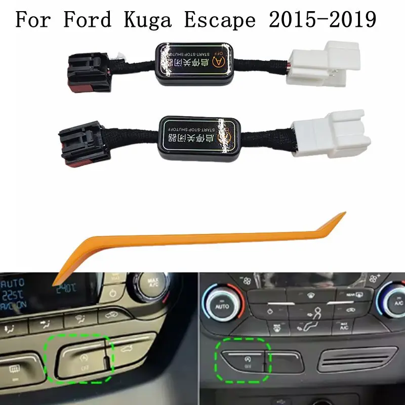 Dispositif d'annulation de démarrage/arrêt automatique du moteur, câble de désactivation pour Ford Kuga Escape 2015-2016 2017-2019