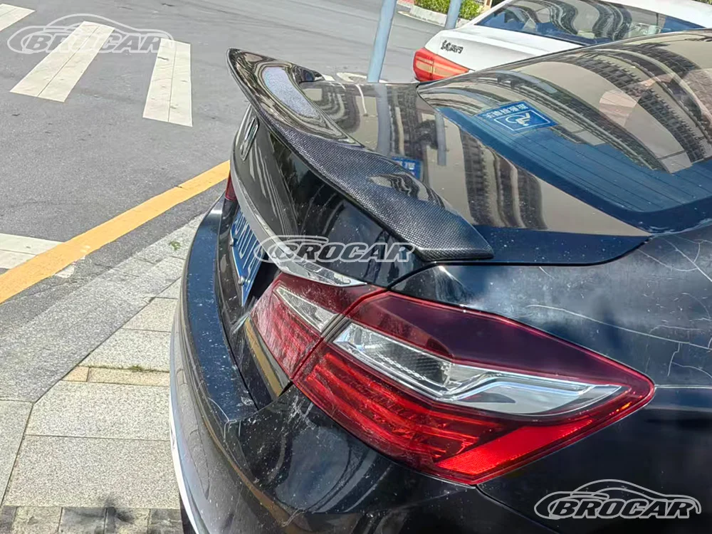 Для Honda Accord GEN 9 R 2014 2015 2016 2017 стиль Высокое качество FRP материал Неокрашенный задний спойлер Багажник багажник Фото №2