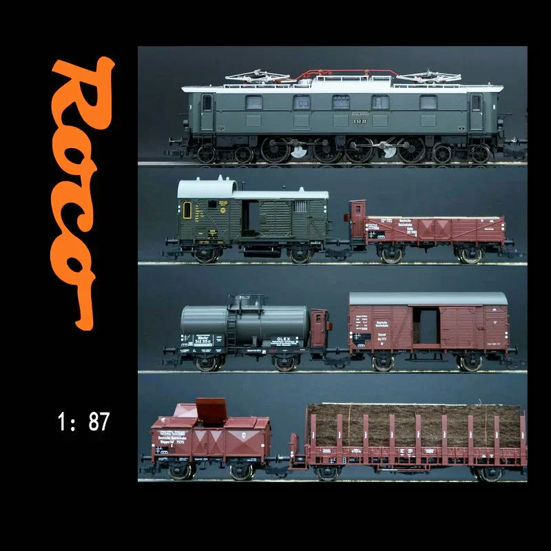 ROCO Train Model 51323 64192 E52 Digital Sound Effect Electric Six-section Truck Rail Car Toy Z21 Rail Control Optional