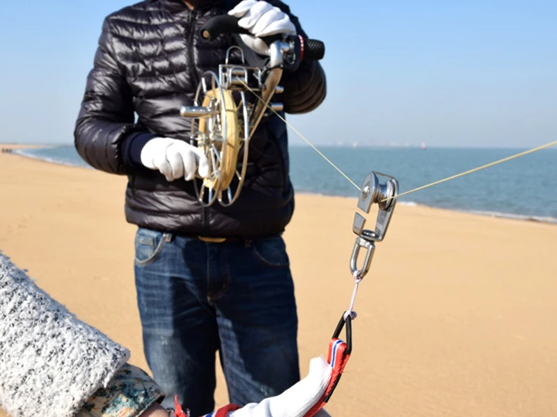 Linha de pipa gigante aperto crimper paraquedas treinador kite acessórios kitesurf profissional pipa adulto pipas adulto