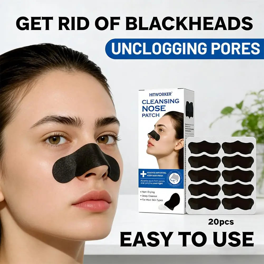 Unisex Blackhead Remove Mask Nasal Strips Shrink Cleansing Pore Nose Black Head Remove Stickers Skin Care Mask Patch