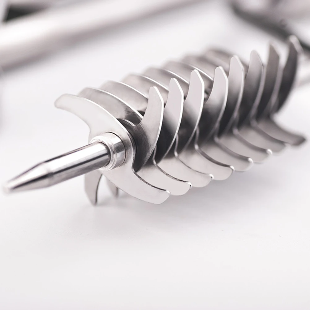 

Stainless Steel Veggie Chopper Manual Kitchen Tool Rotary Blades Garlic Herb Cutter For Ginger Peppers Vegetable Food