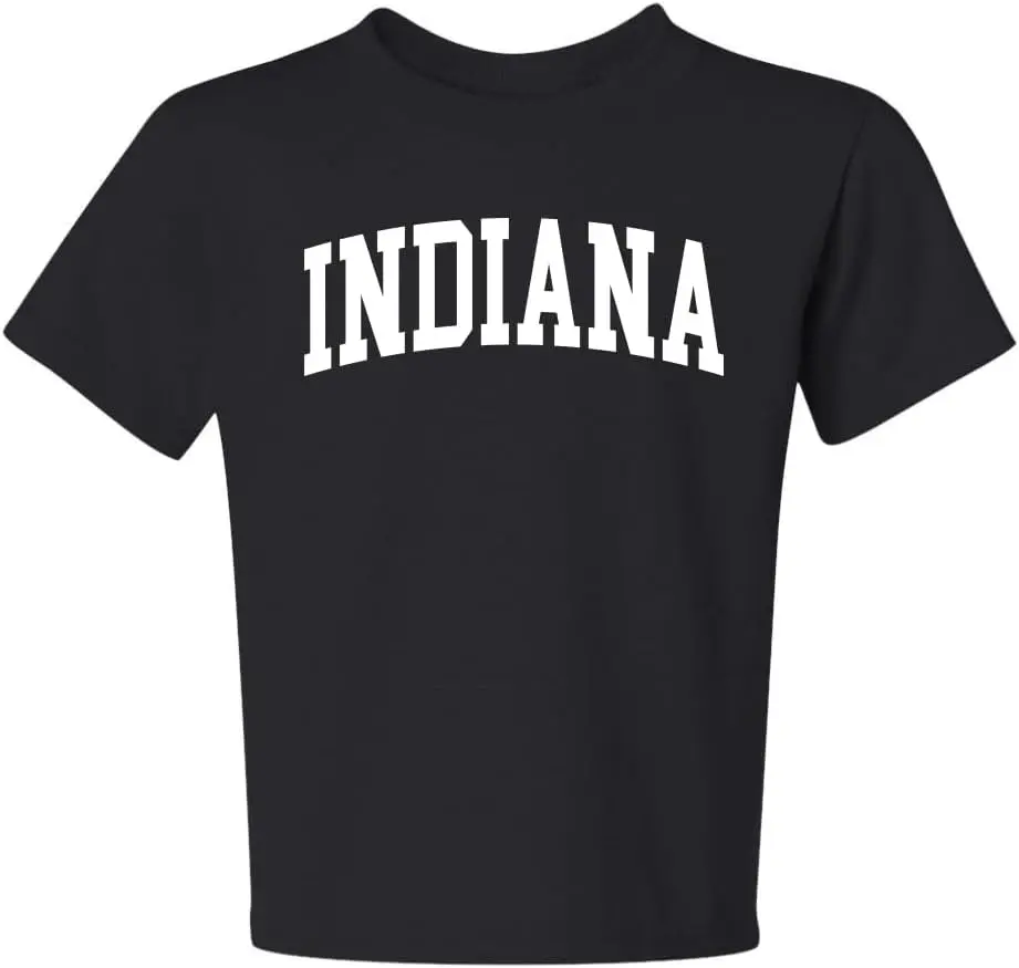 Wild Bobby State of Indiana College Style Fashion T-Shirt