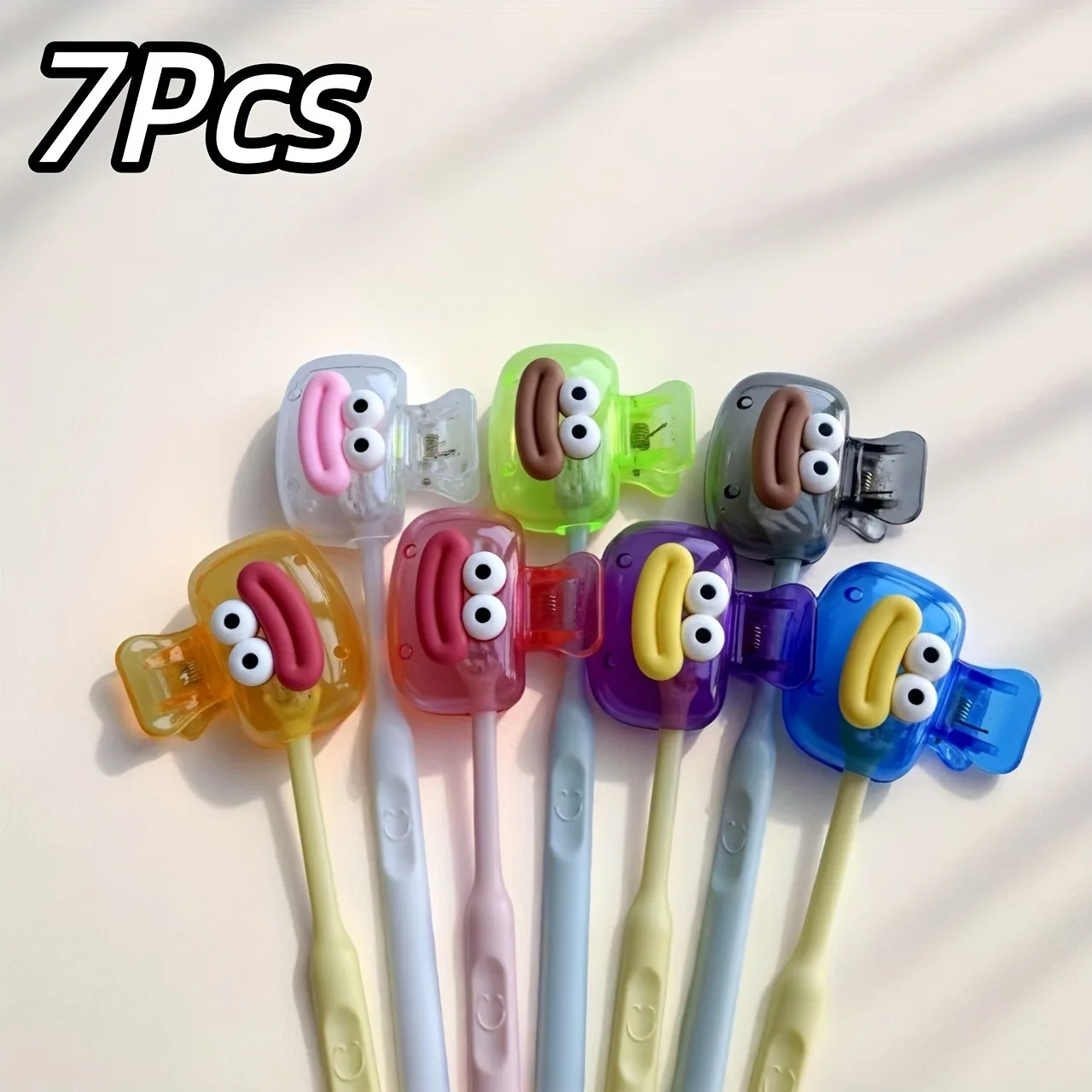 1/3/7Funny cartoon lips, toothbrush holder, household bathroom sink, toothbrush holder, multi-color