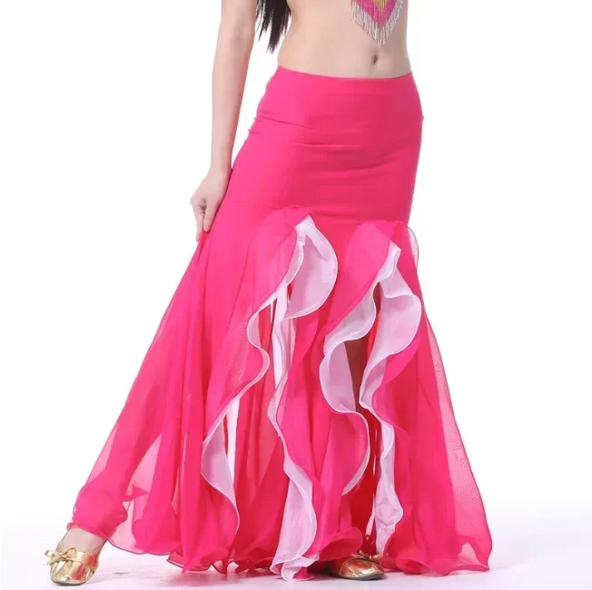 تنورات الرقص الشرقي للنساء ، الشقوق الشرقية بدون حزام ، اكسسوارات زي الرقص الشرقي