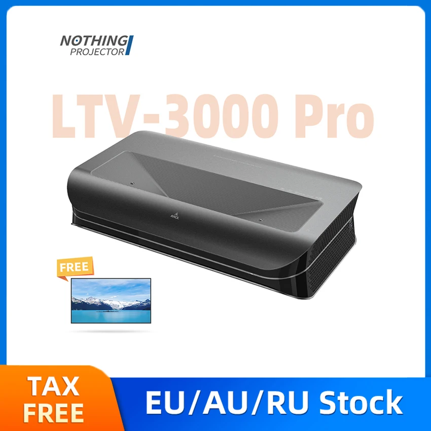 Free Screen Awol Vision Ltv 3000 Pro Ultra Short Throw Proyector 150 Inch Smart Dlp Ust Projector 3D 4K Laser Projector