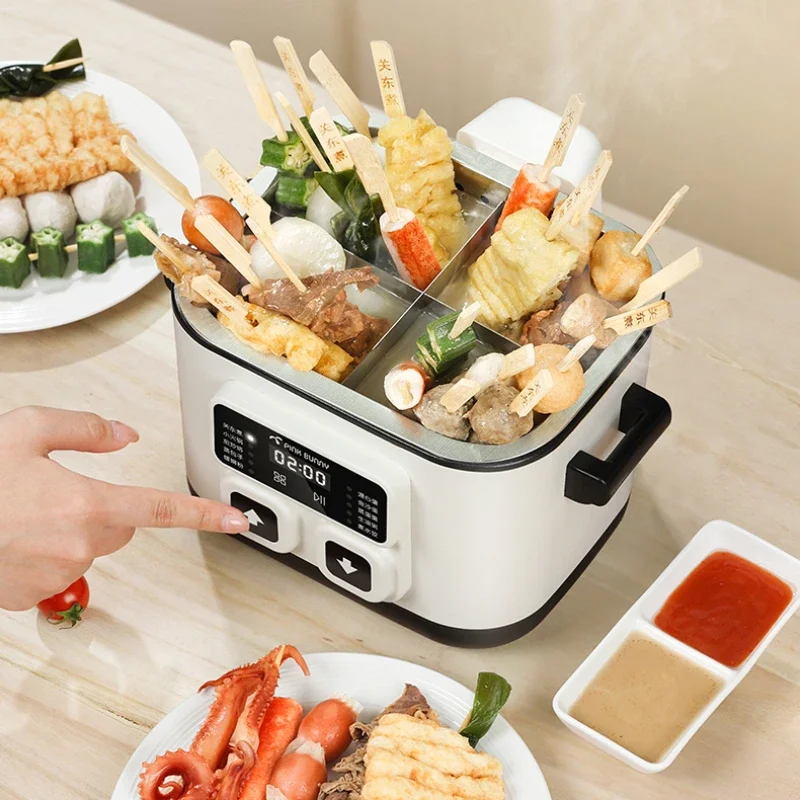 Oden Elektryczny gorący garnek typu split-top Jedna osoba Gotowanie żywności Smażenie Gotowanie elektryczne Gorący garnek Gospodarstwo domowe Wielofunkcyjny nowość