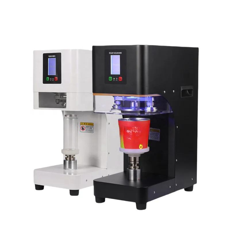 Automatic Plastic Cup Sealer Can Sealing Machine for Soda Can Aluminum Can to Seal Easy Open Pull with Lid