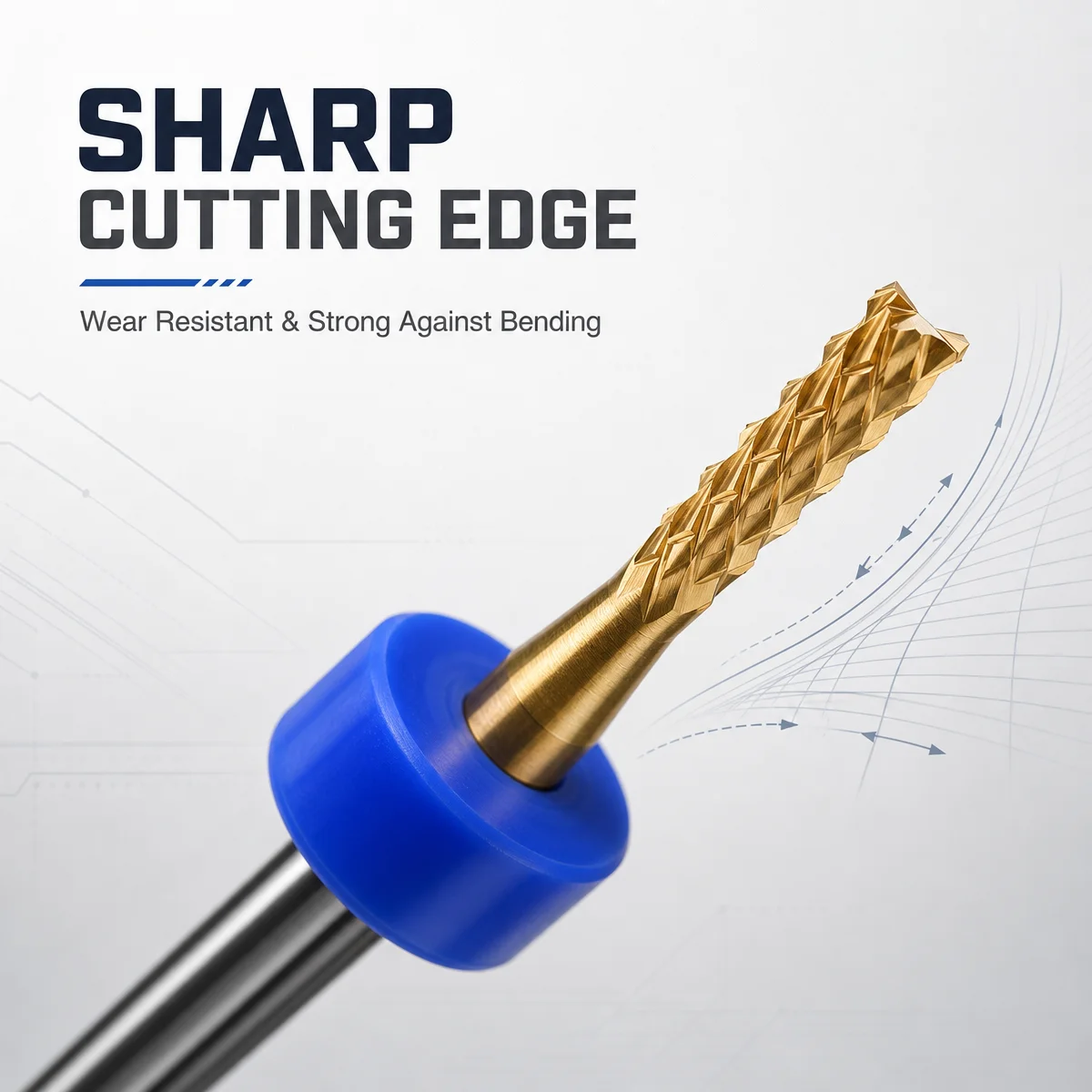 

20pcs Left-Hand PCB Cutting Tools TiN Coated Tungsten Steel Solid Carbide Milling Cutters Down-Cut Engraving Router Bit Set