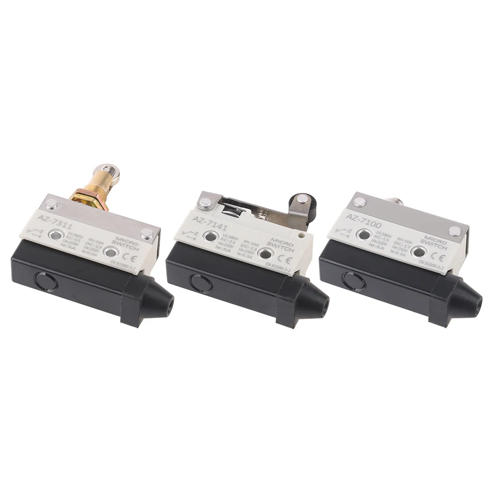 10A 250VAC AZ-7144 7310 7311 7120 7166 7310 7121 Micro Switch Travel Limit Switches Straight 90 Degree Roller Lever