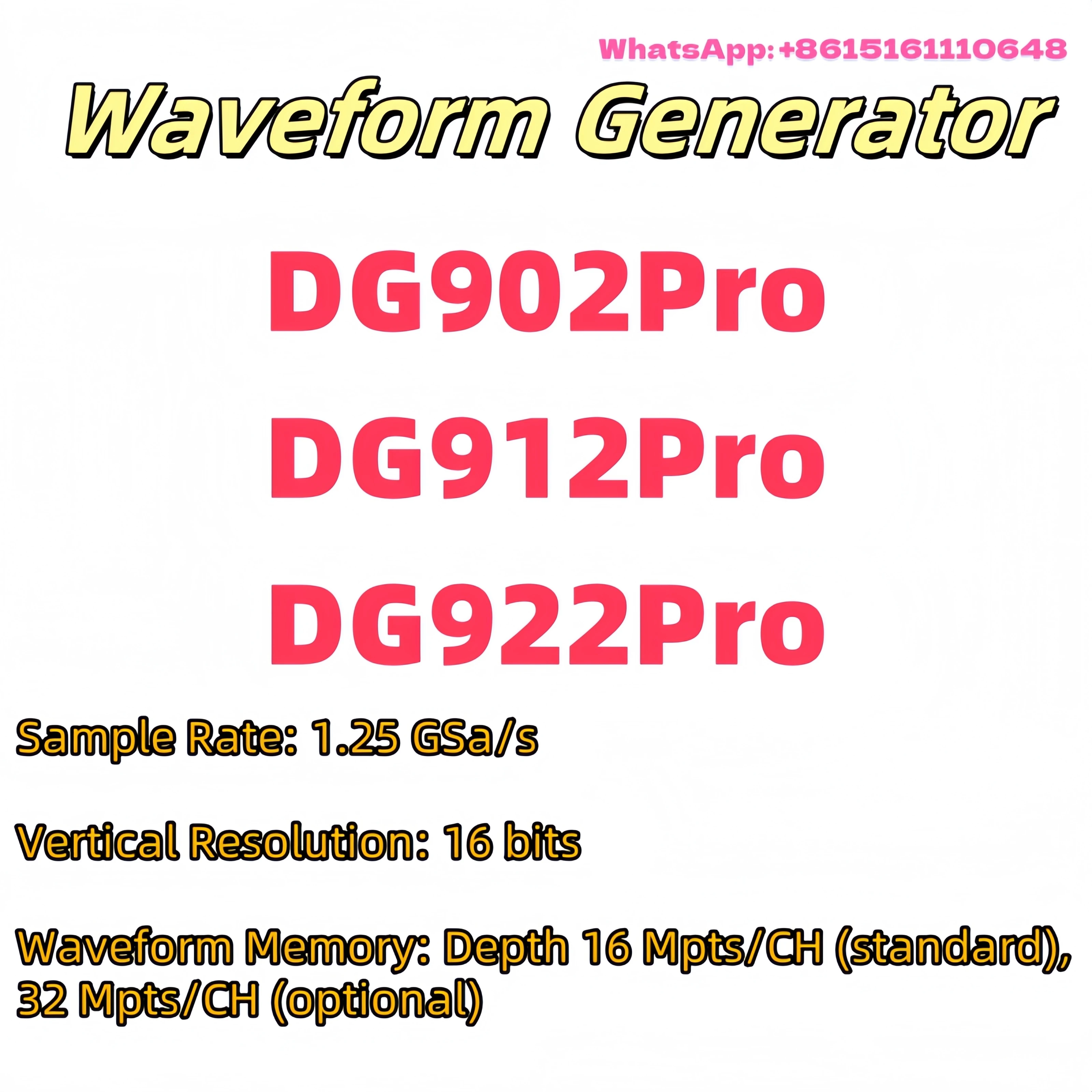 DG902 Pro DG912 Pro DG922 Pro, 2 Channel, 70MHz 150MHz 200 MHz , Function Arbitrary Waveform Generator ,signal generator
