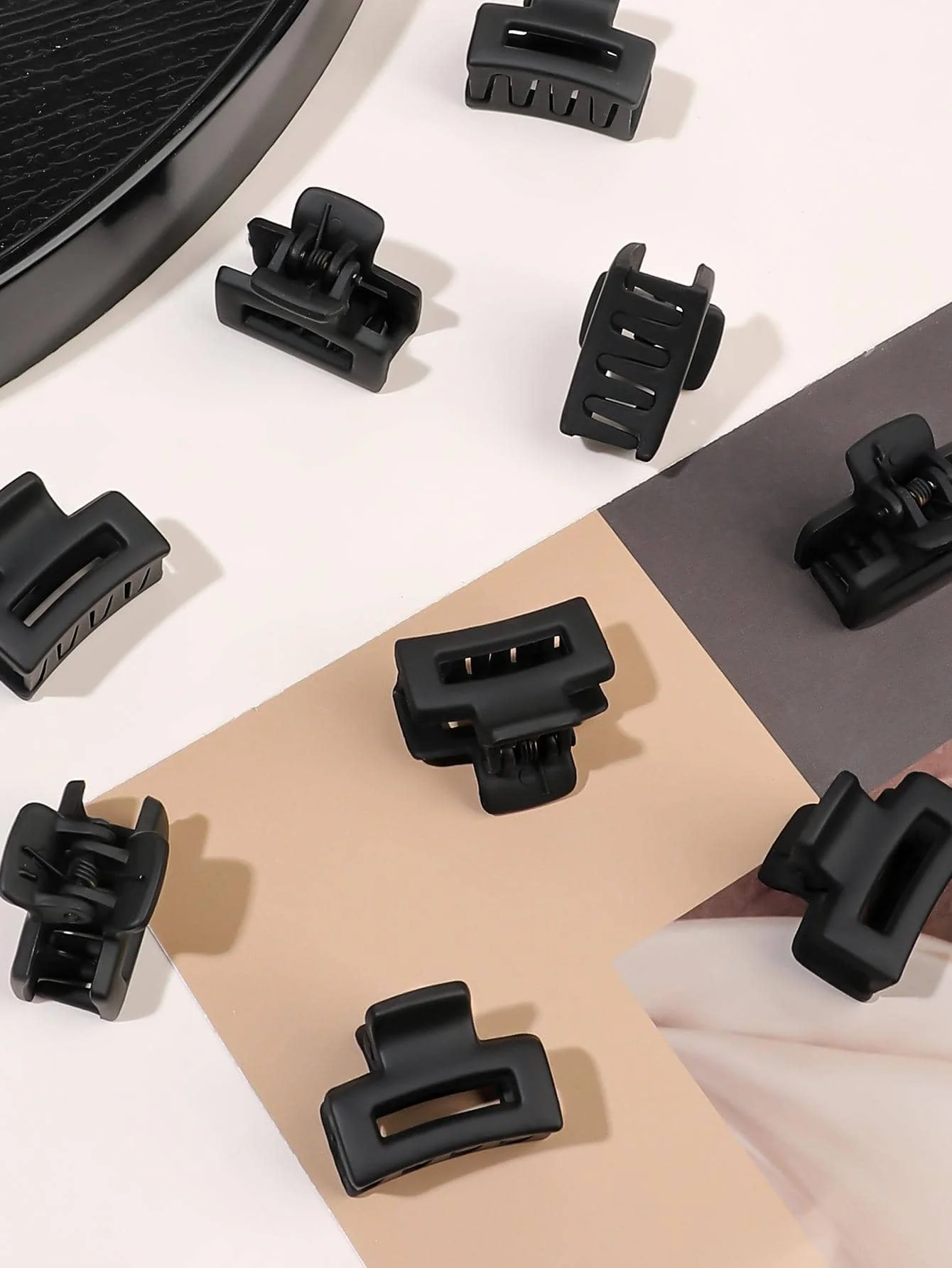 10 Stück mehrfarbige, matte, rechteckige, kleine Haarklammern für Frauen und Mädchen, niedliche Pony-Haarnadel, Haar-Accessoires