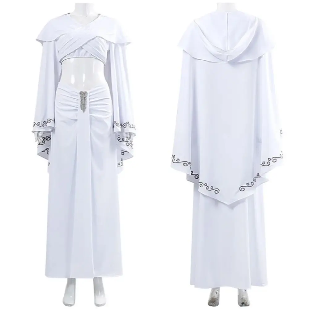 

Падме Косплей Амидала Фантазия Костюм Фильм Космическая Битва Маскировка для Женщин Платья Наряд Для Ролевых Игр Хэллоуин Карнавальный Костюм