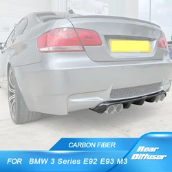 Carbon Fiber / FRP Rear Bumper Lip Diffuser Spoiler For BMW 3 Series E92 E93 M3 Bumper 2007 - 2013 Car Styling Parts
