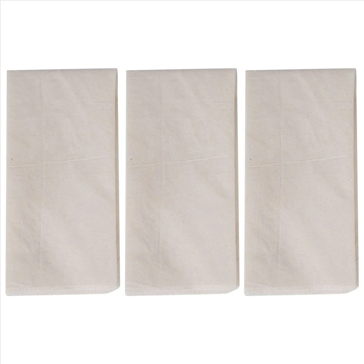 AA14 Muslin Cloths for Cooking, 50X50cm, Grade Hemmed Cheese Cloths for Straining, Unbleached Pure Cotton Cheese Cloth 3 Pcs