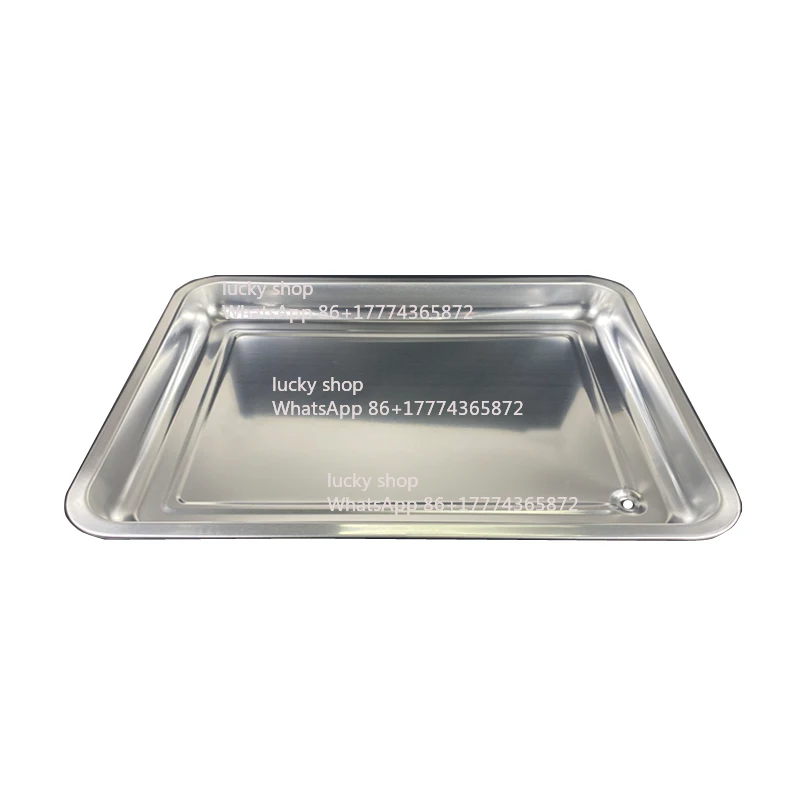 Tea Table Water Catch Tray, Tea Set Leak Tray Accessories Embedded Chassis, Tea Table Tray, Stainless Steel
