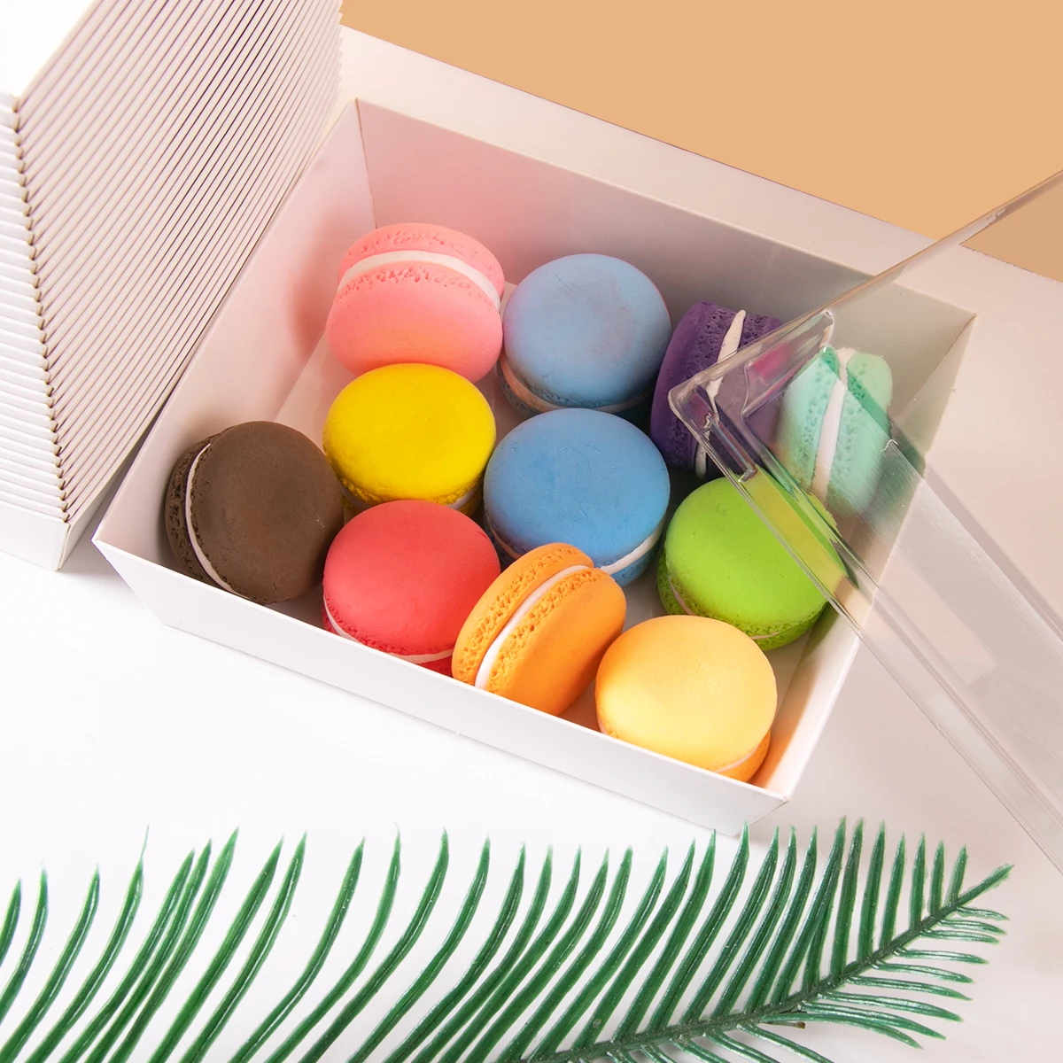 20/40/60pcs Small Charcuterie Boxes with Clear Lids Disposable Food Containers Dessert Boxes for Sandwich Cookie Cake Slice