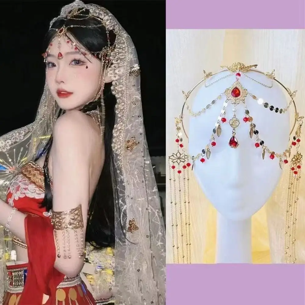 الهدايا حجر الراين قلادة طقم من الحلقان خمر البوهيمي نمط المرأة مجوهرات دعوى حساسة العرقية نمط اللؤلؤ والمجوهرات مجموعة الطرف #5