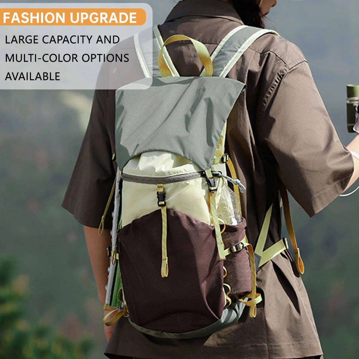 

Professional Official Backpack for Women, Outdoor Mountaineering Bag, Hiking Backpack for Men, Lightweight Climbing Sports Cycling Bag for Students