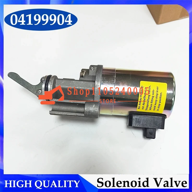 12 فولت 24 فولت 0419-9904 الملف اللولبي لإغلاق الوقود لصمام الملف اللولبي BF6M2012 BF4M2012 04199904 0419 9904