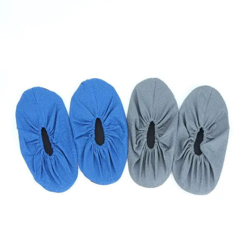 5 Paar wiederverwendbare Schuhüberzüge, Unisex, rutschfest, waschbar, schützen den Boden und Teppich, Haushaltsschuhschutz, Schuhüberzüge – Detail 4