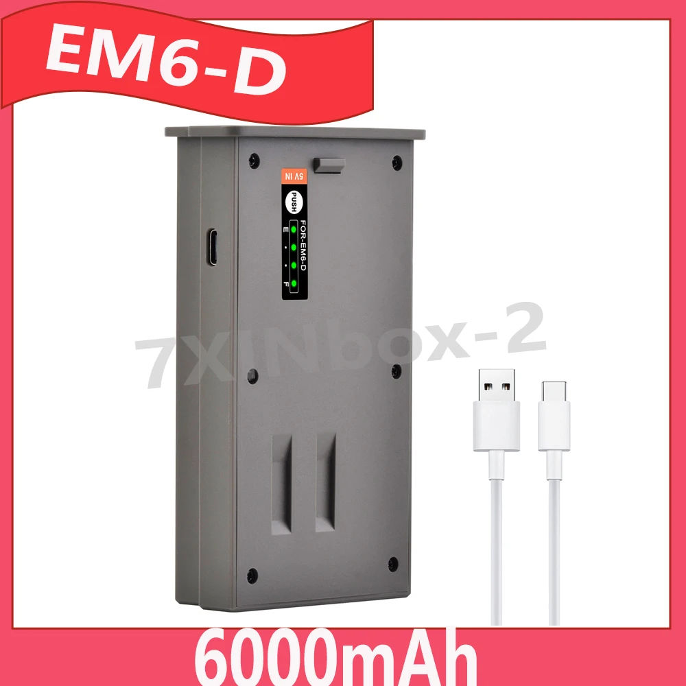 EM6-D 6000mAh Hunting Camera Battery Pack for Reveal X Gen 3.0/X Pro/X Gen 2.0/SK/XB
