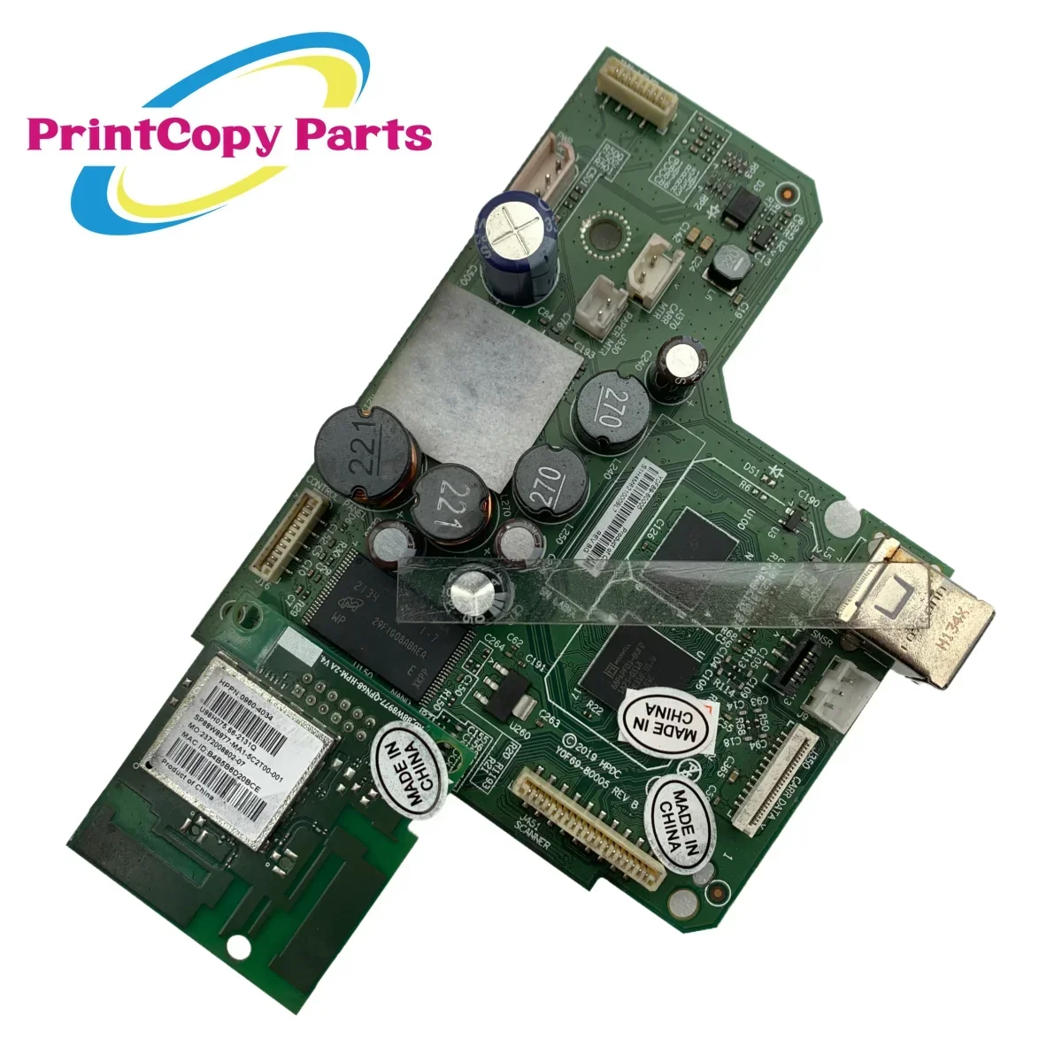 

1 шт. оригинальная материнская плата Y0F69-80005 Y0F69-60005 для HP Smart Tank 510 511 515 516 YOF69-80005, гарантия 3 месяца