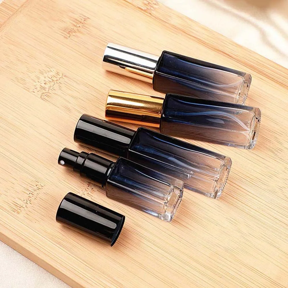 Bouteille vide rechargeable, récipient de liquide, atomiseur de voyage auto-pompe, distributeur d'outils de beauté, vaporisateur en verre, maquillage