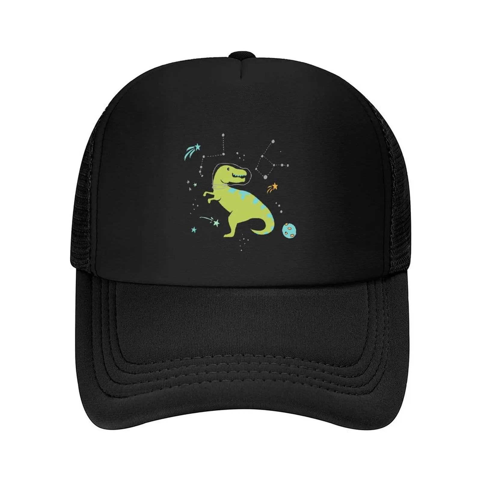 

Space Dinosaurs in Orange + Blue Baseball Cap tea Hat Anime Beach Bag Hat Luxury Brand Golf Women Men's