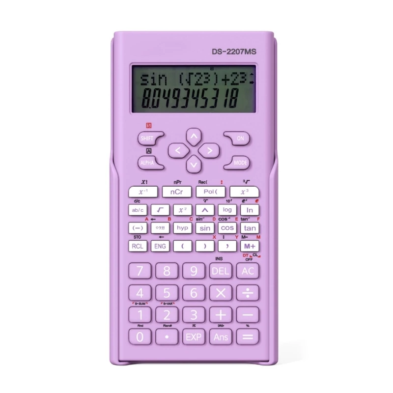 Students Calculator 12 Digits Widescreen Multifunctional Exa Tool Function Portable Scientific Calculator