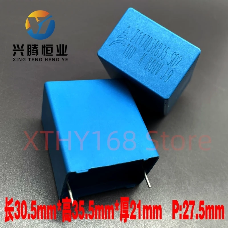 

2 шт. оригинальные пленочные конденсаторы Siemens MKP 10 мкФ 10.0 мкФ 106 800В 630В C3D