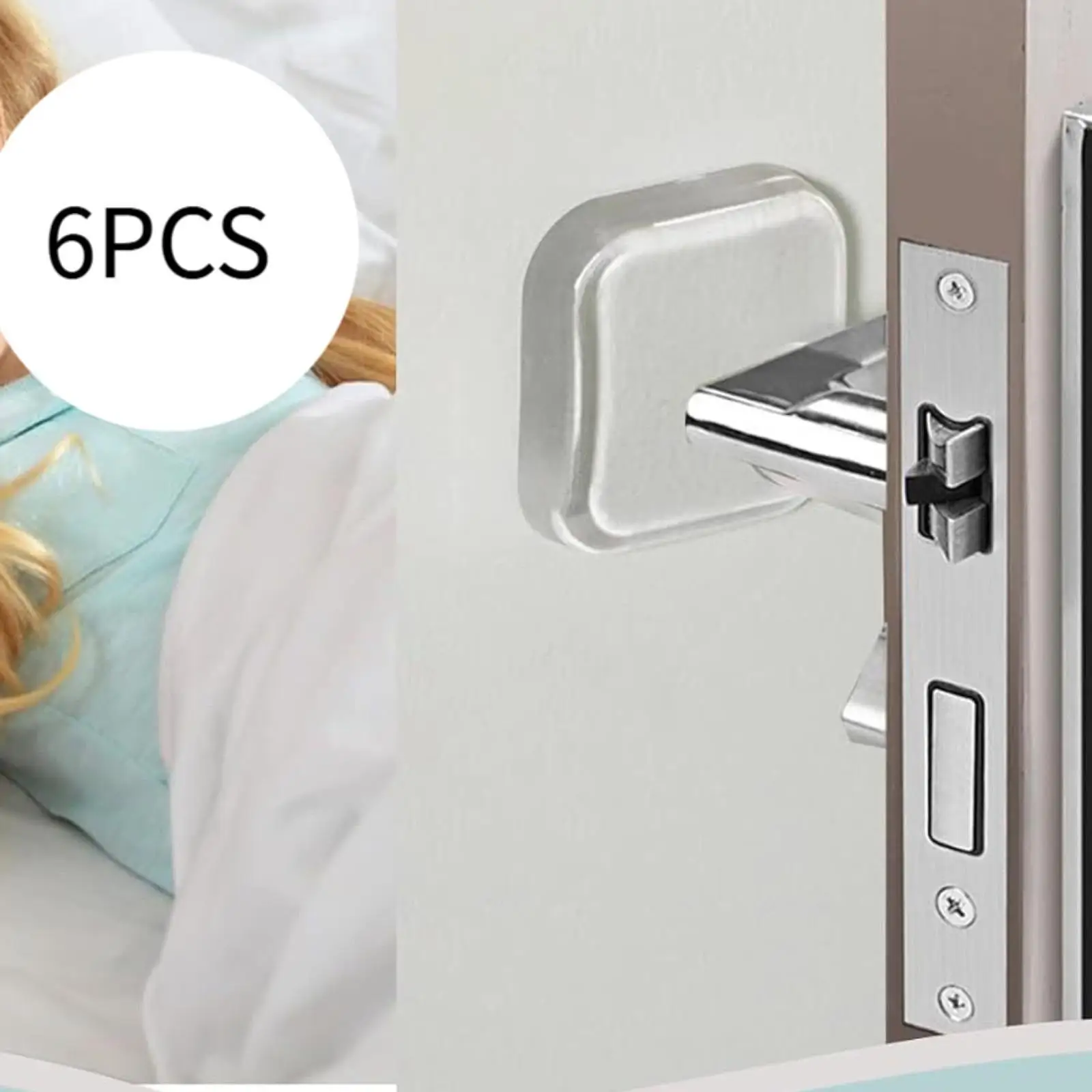 

6Pcs Door Stoppers Wall Protectors Wall Guards for Apartment Fridge Home Use