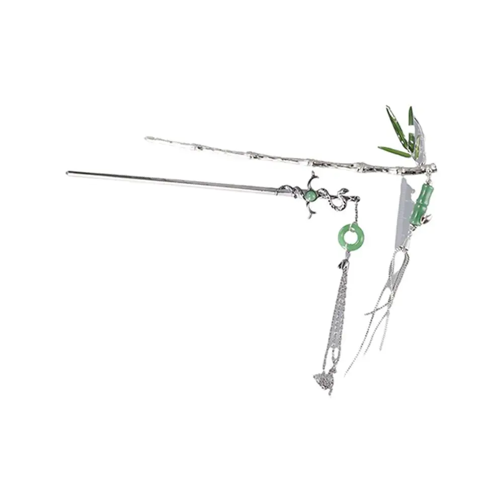 هدية Hanfu غطاء الرأس شوكة الشعر شرابة عصا الشعر النمط الصيني الجديد دبوس الشعر تصفيفة الشعر تصميم أداة عصا الشعر الهندسية